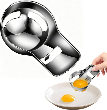Egg Separator For Raw Eggs BPA-Free White Separator Tool For Baking