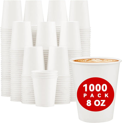 Lamosi 100 Pack 5 oz Paper Cups, Disposable Small Bathroom Cups 5oz, Mini Espresso Cups for Mouthwash, Travel, Party, Picnics, Home