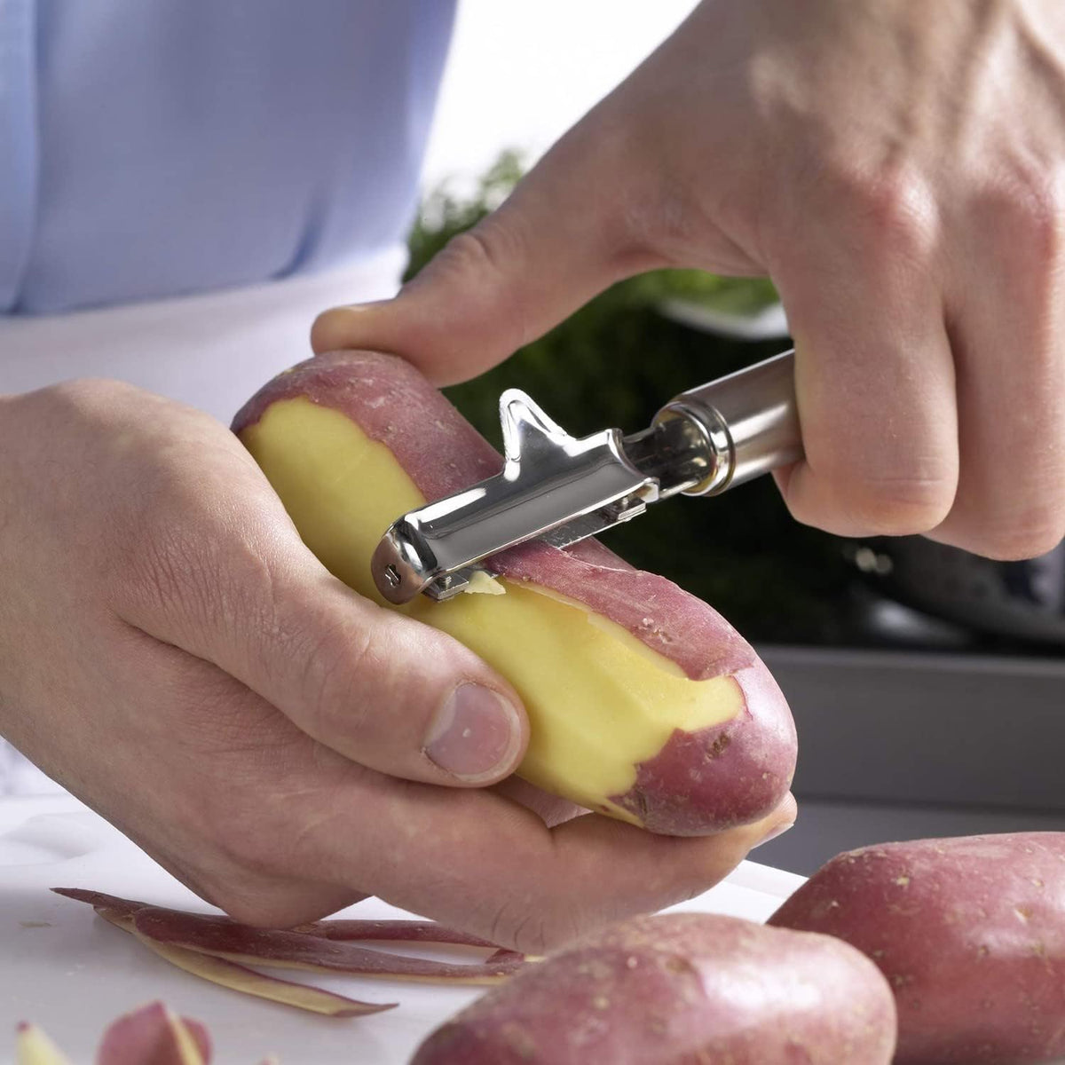 Rosle Stainless Steel Tomato & Kiwi Peeler, 7.9-inch