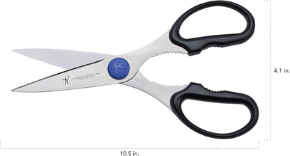 HENCKELS Kitchen Shears, Made in Japan, Kitchen Scissors, Multi-Purpose Scissors with Stainless Steel Blades, Built-In Bottle Opener & Soft Grip – Dishwasher Safe