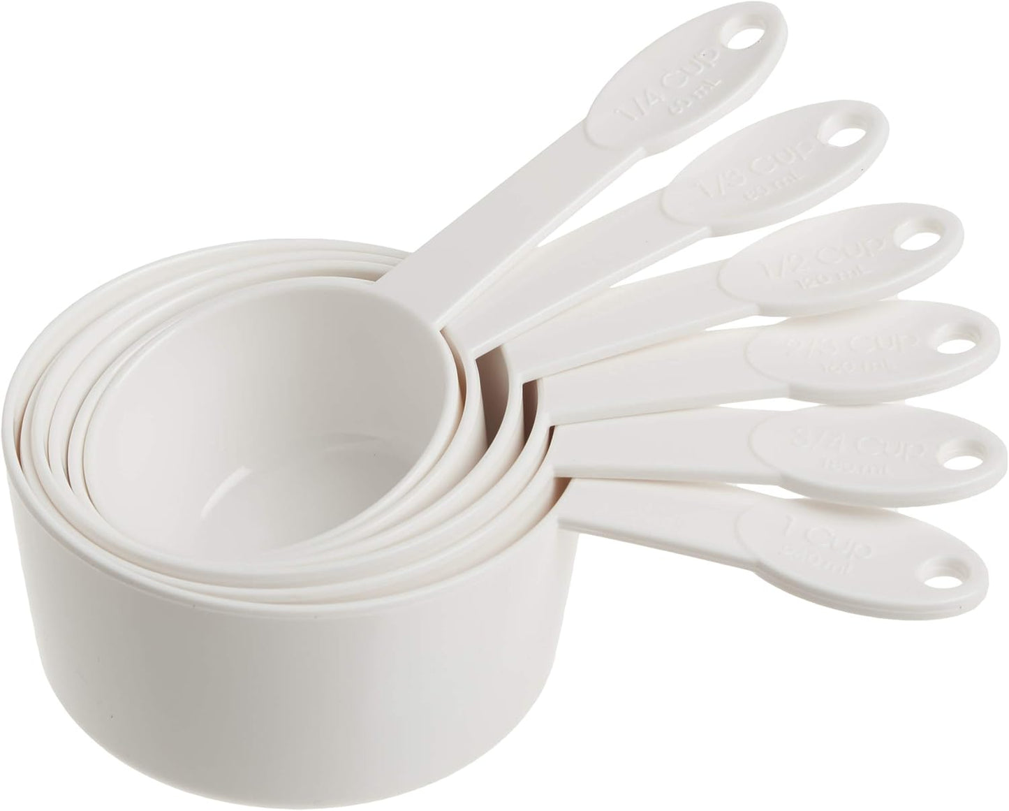 Prepworks by Progressive Measuring Cups, White - Set of 6