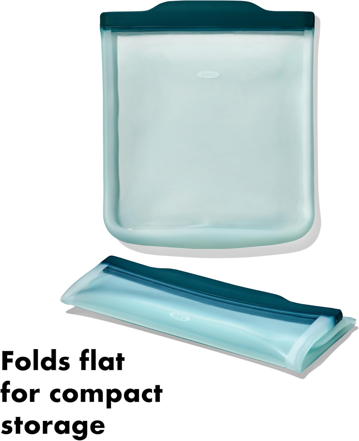 OXO Good Grips Silicone Reusable Bag - Stand-Up Cup (8 oz) - Oat