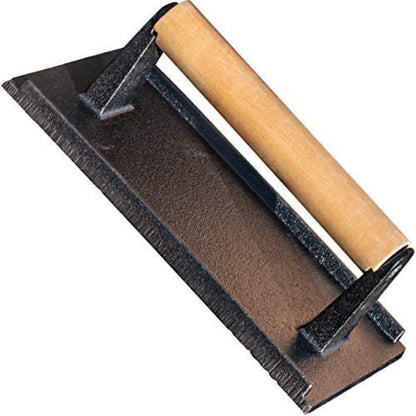 Pro Grade, Pre Seasoned Cast Iron Grill Weight 2Pk. Heavy Duty Steak and Burger Press with Wooden Handle for Grills, Griddles and Flattops. Perfect Gadget for Bacon, Paninis, Sandwiches and Vegetables