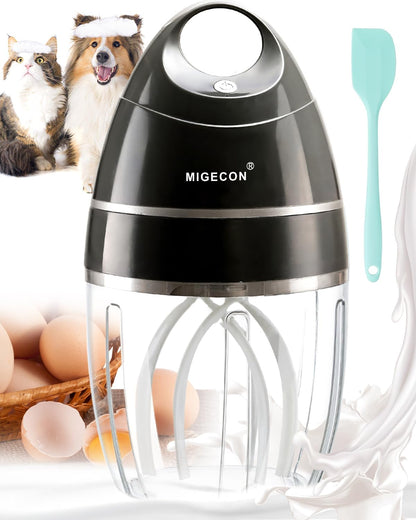 MIGECON Stand Mixer, Small Electric Mixer Kitchen Egg Beater Milk Frother