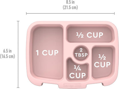 Bentgo® Kids Prints Tray with Transparent Cover - Reusable, BPA-Free, 5-Compartment Meal Prep Container with Built-In Portion Control for Healthy Meals At Home & On the Go (Mermaids in the Sea)