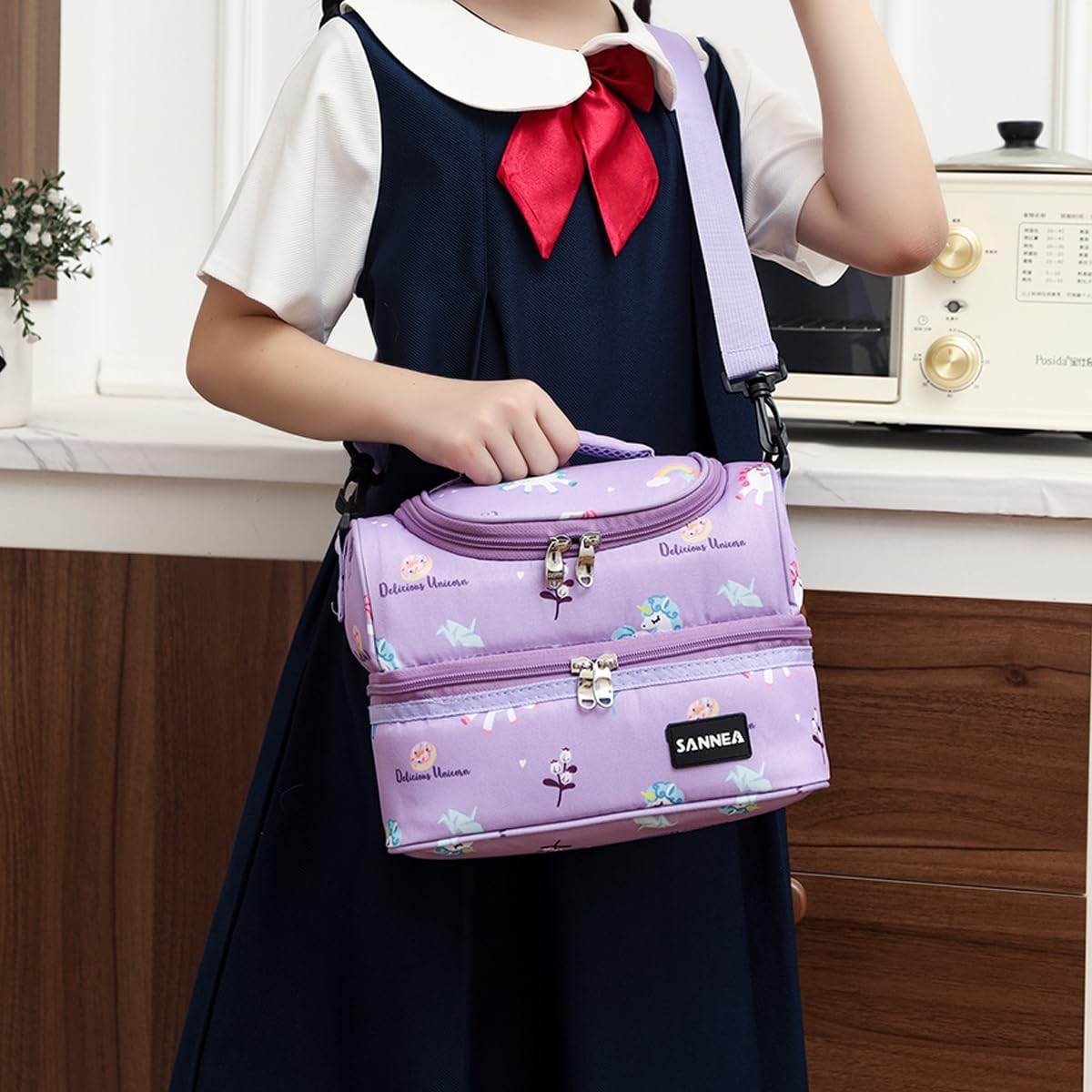 Lunch Bag for Kids Coole Lunch Box Tote for Women Girls Boys Children Student Insulated Bento Bag for School Work Picnic Outdoor Activities