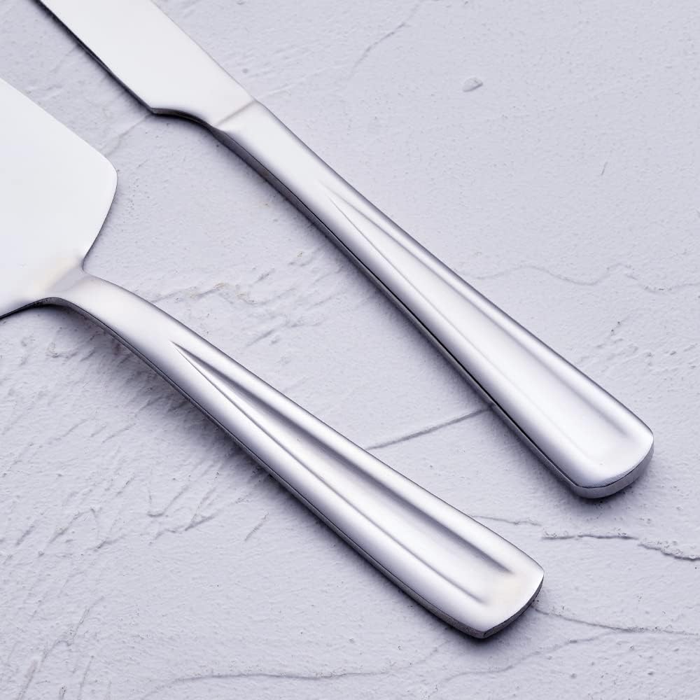 GoGeiLi Stainless Steel Wedding Cake Cutting Set