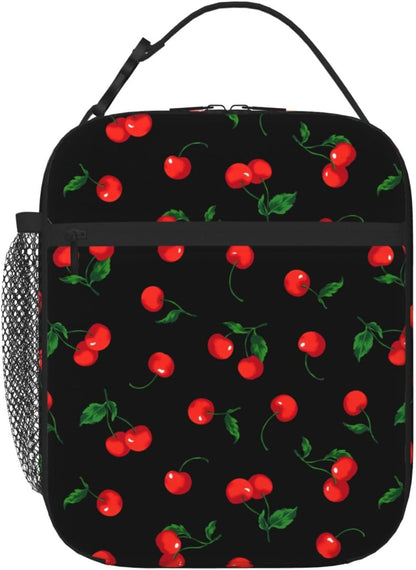 Dinosaur Volcano Insulated Lunch Bag for Women & Men, Reusable Leak-Proof Lunch Box with Cooler Compartment, Lunch Tote for Adults Work Travel Picnic Durable & Washable