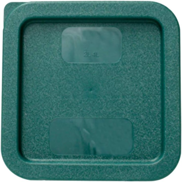 Tiger Chef 18 Quart Commercial Grade Clear Food Storage Square Polycarbonate Containers With Blue Lids 4 Pack
