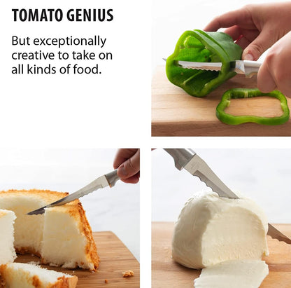 RADA Cutlery Tomato Slicer Knife (R126), Silver