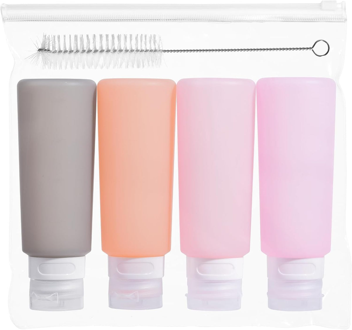 MICEBAY 2 oz Condiment Squeeze Bottles, Leakproof Salad Dressing Container