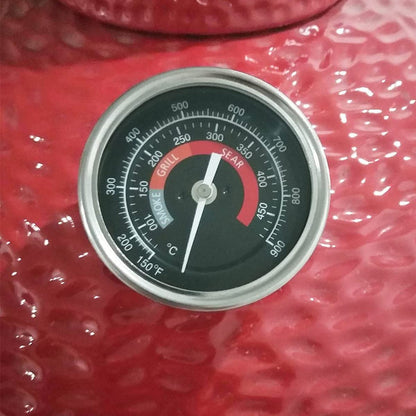 BBQ Grill Temperature Gauge Waterproof Large Face for Kamado Joe Barbecue Charcoal Grill Stainless Steel 150-900°F Cooking Thermometer for Oven Wood Stove Accessories Tool Set Up Easy