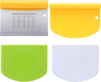 Suanyok Dough Bowl Scraper - Flexible Plastic Multi-Function Kitchen tools