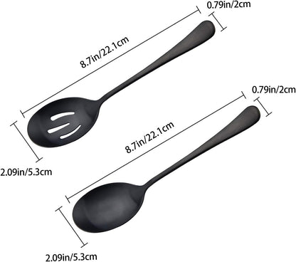 AOOSY Serving Utensils, Stainless Steel Silverware Serving Set