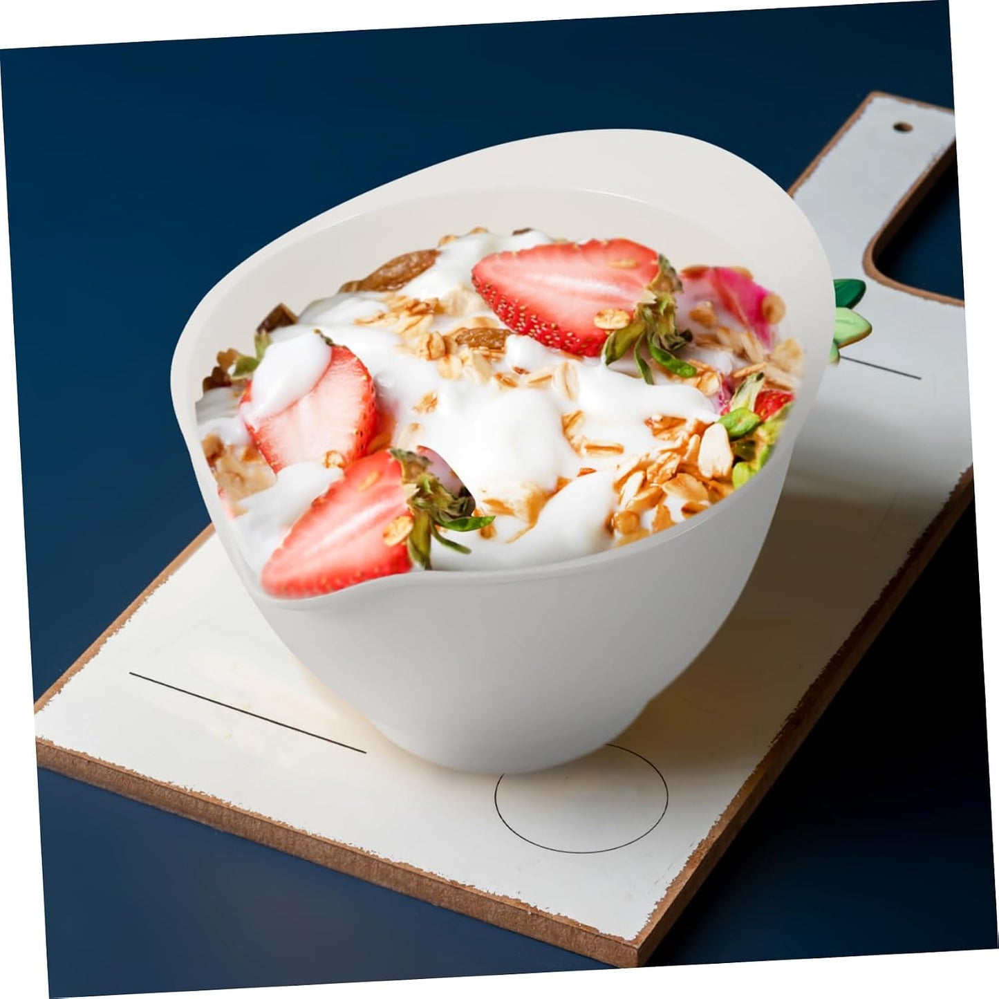 HEALLILY 1pc Quality Material Mixing Bowl Egg Mixing Holder Bowl Lid Kitchen Supply for Baking