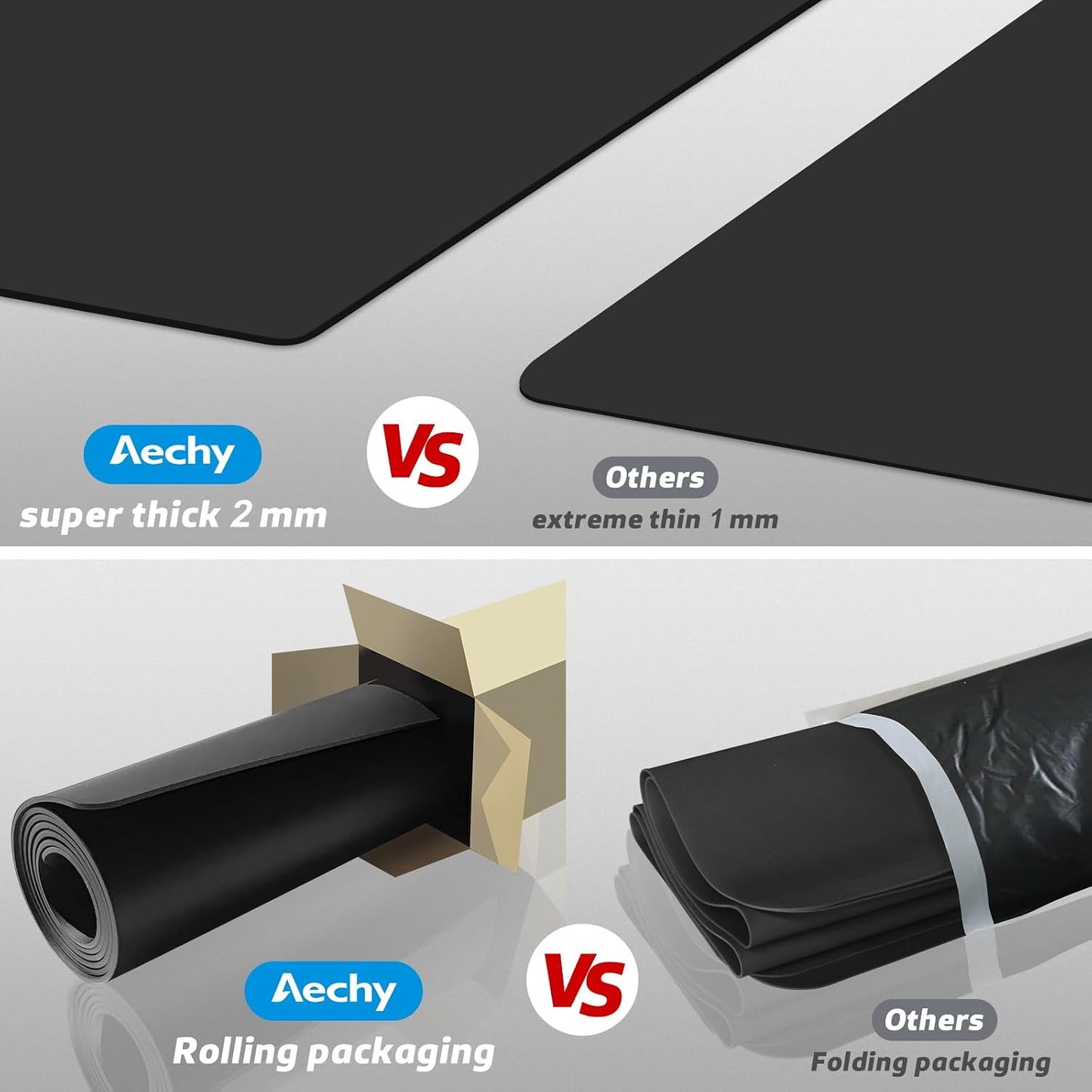 AECHY Extra Large Silicone Mat 78.74”x19.69”x0.08”, Multipurpose Silicone Mat Thick Heat Resistant Mat Shipped Rolled Up Kitchen Counter Mat Nonslip Silicone Mats for Kitchen Counter Translucent