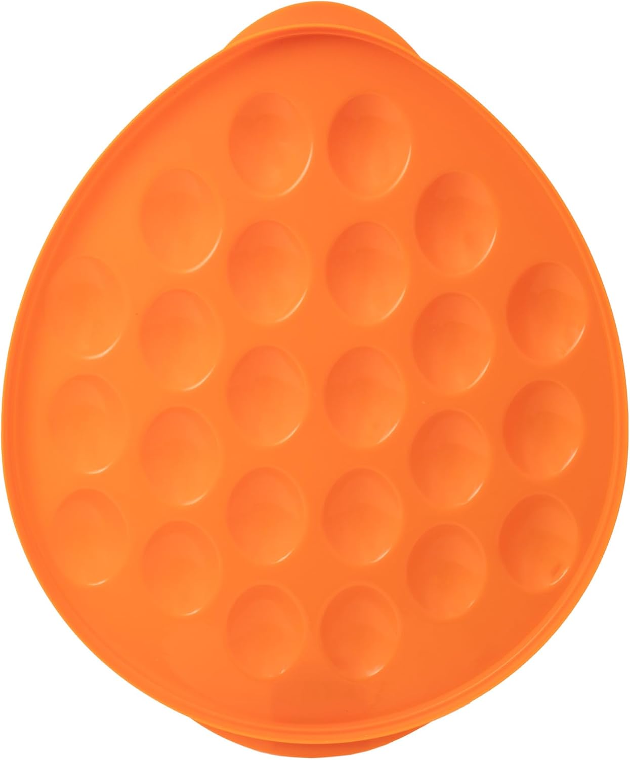 KOLORAE Reusable Deviled Egg Tray Carrier Serving Platter with Lid, Holds 2 Dozen Eggs, Great for Parties, Celebration Entertaining, Easter