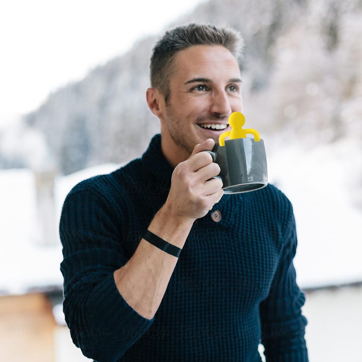 Leden Tea Infuser for Loose Leaf Tea Extra Fine Mesh Tea Steeper Gray
