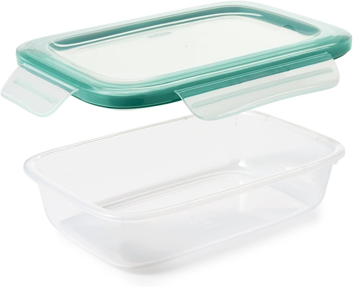 OXO Good Grips 3.5 Cup Smart Seal Airtight Glass Rectangle Food Storage Container