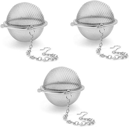 Premium Tea Infusers, Loose Leaf Tea, Upgraded Tea Strainers and Tea Balls for Flavoring Herbal Spices and Seasonings