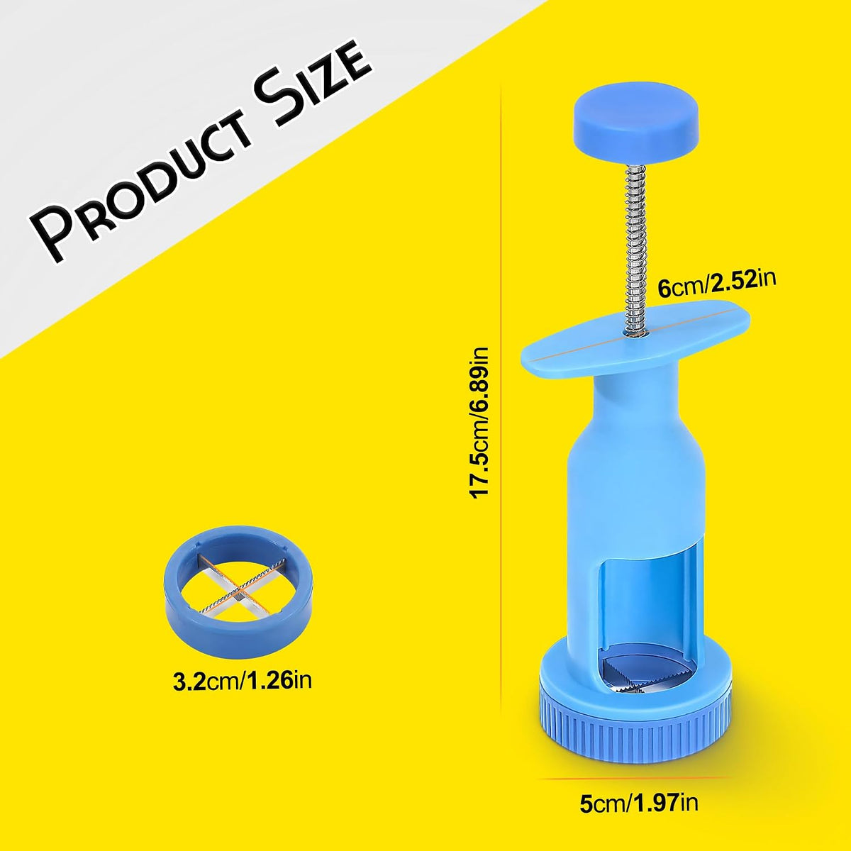 VALLEYHIKE Grape Cutter, Removable Blade for Easy Cleaning, Dishwasher Safe