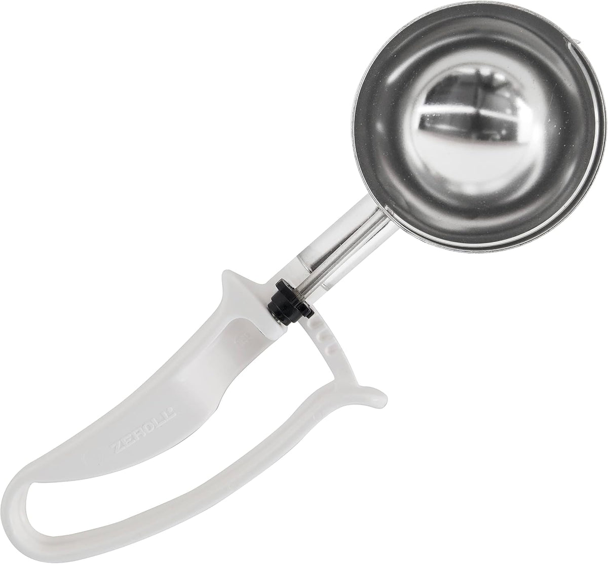Zeroll 2030 Universal Standard Length EZ Disher Food Portion Control Scoop Designed for Right or Left Hand Use Dishwasher Safe NSF Approved, 1 3/4-Inch, Black