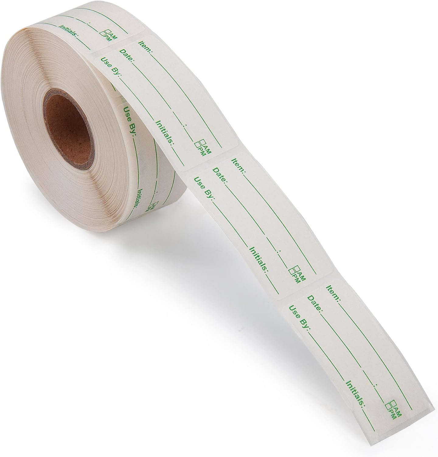L LIKED 500 Stickers Use by 1 x 2 Inch Dissolvable Food Storage Labels for Containers