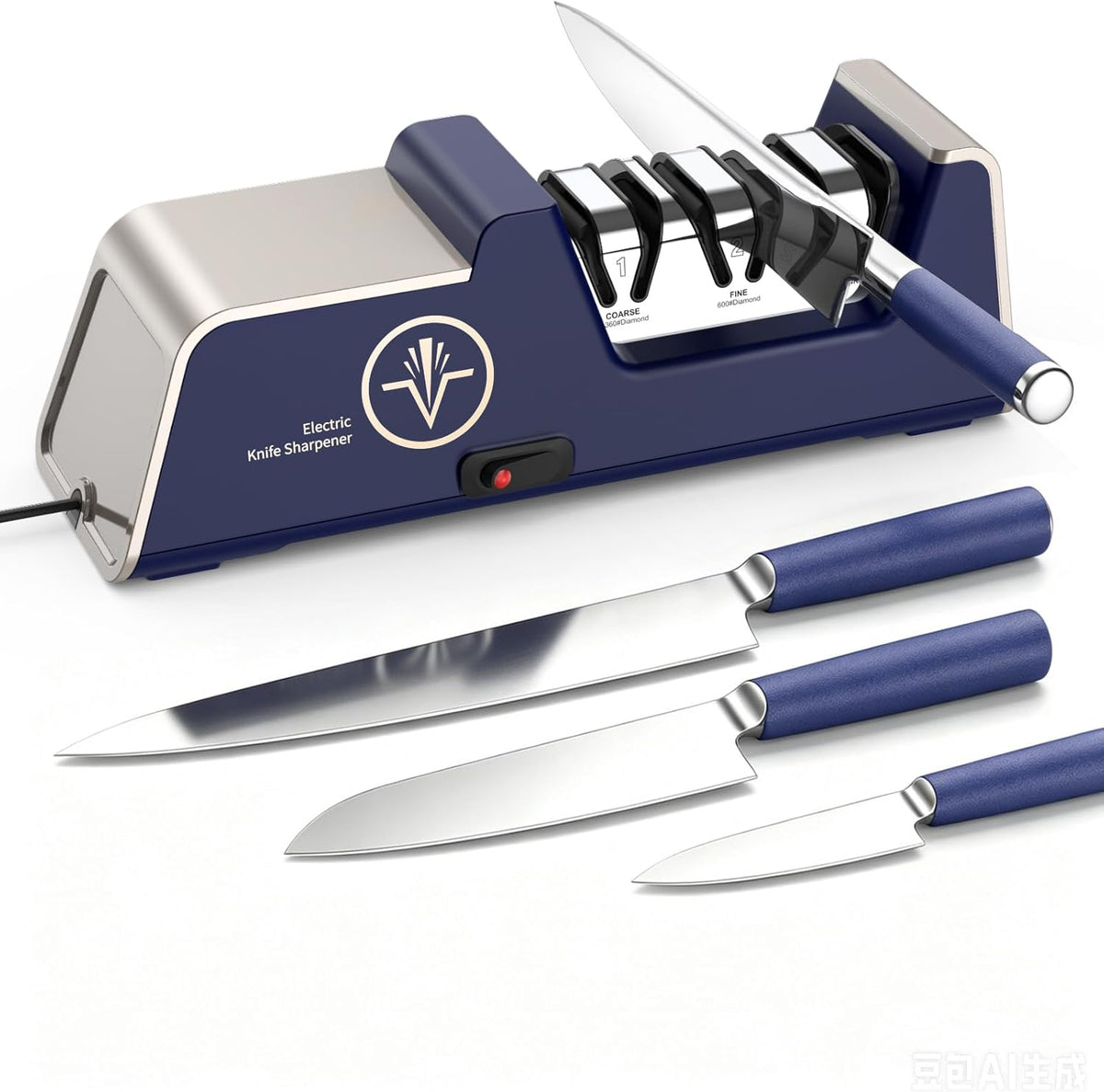 VIDOME Professional 3-Stage Electric Knife Sharpener