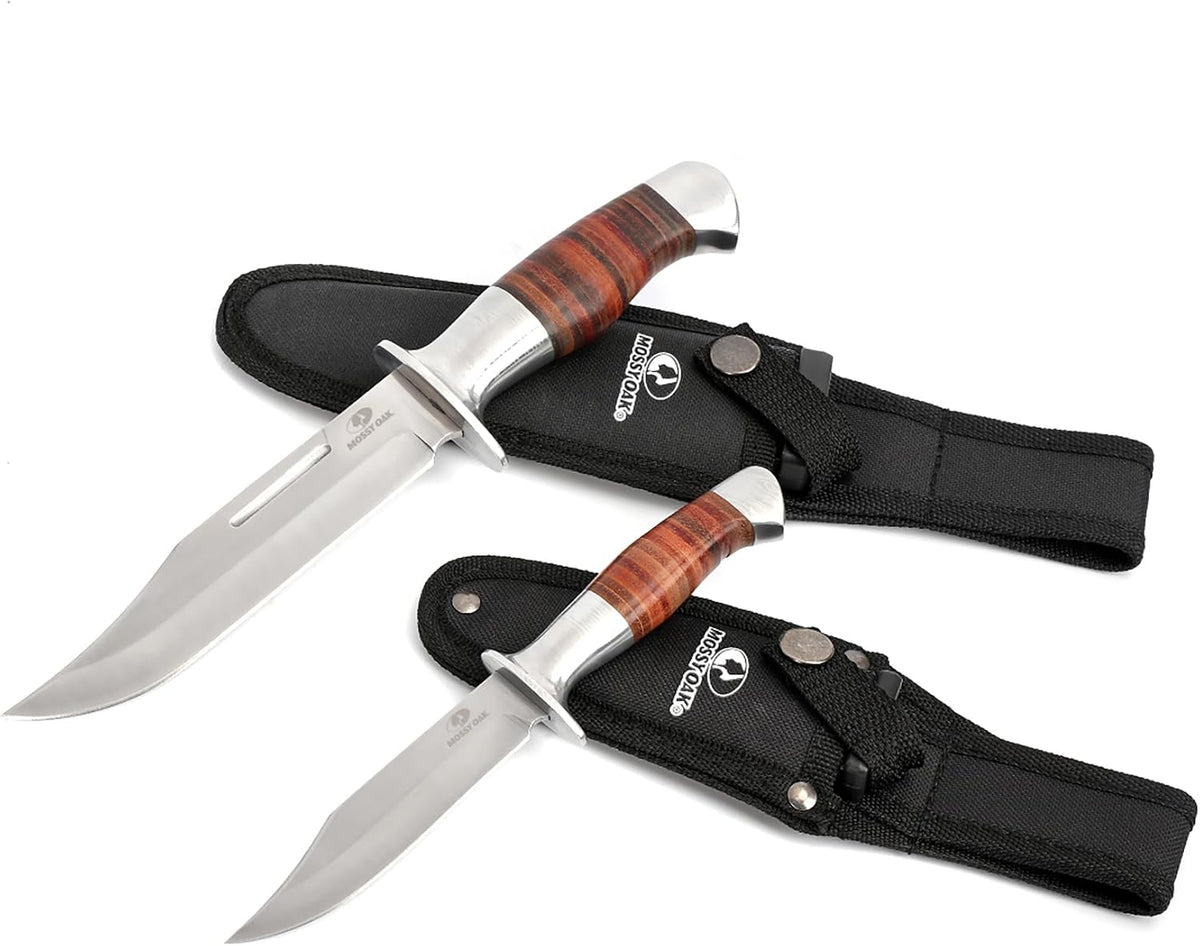 Mossy Oak 2-piece Fixed Blade Bowie Knife Set