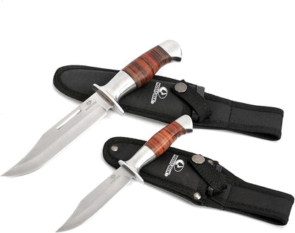 Mossy Oak 2-piece Fixed Blade Bowie Knife Set