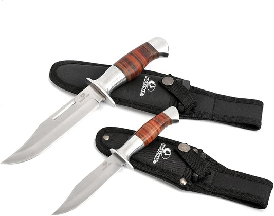 Mossy Oak 2-piece Fixed Blade Bowie Knife Set