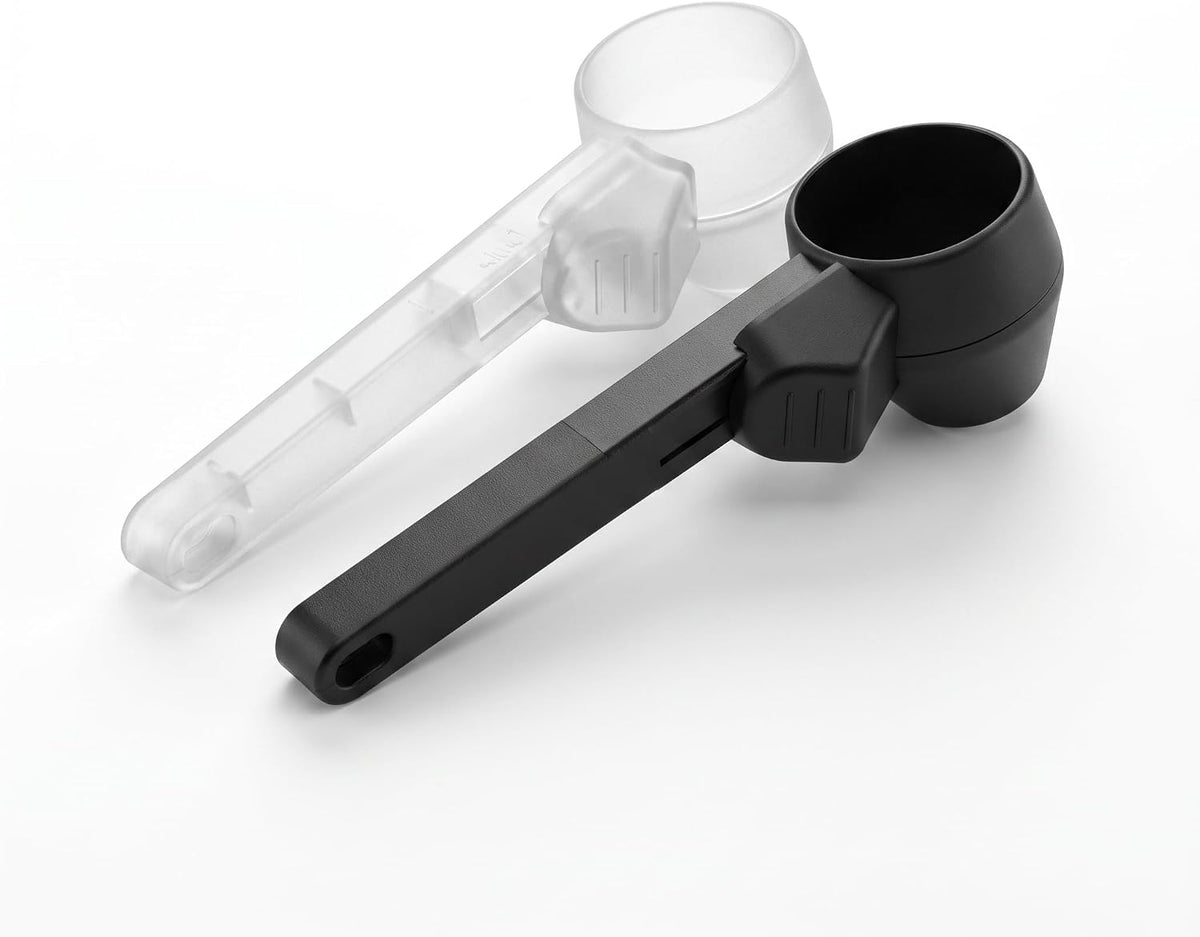 Adjustable Measuring Scoop and Coffee Spoon with Bag Clip