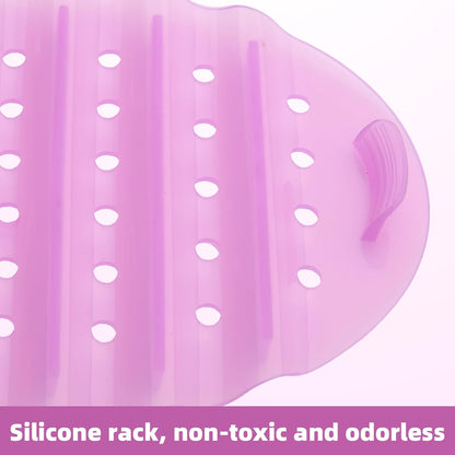 Silicone Microwave Steamer Collapsible Cooker for Vegetables Fish Prep Meal