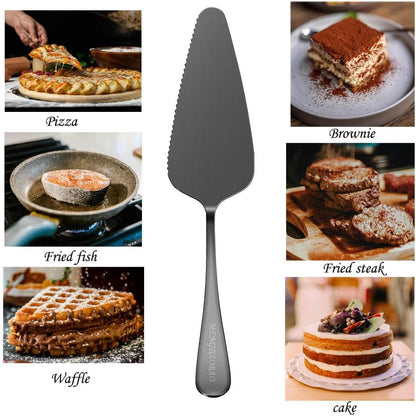 5x Cake Server Pie Holder Transfer Triangular Spade Spatula for Pizza Cake