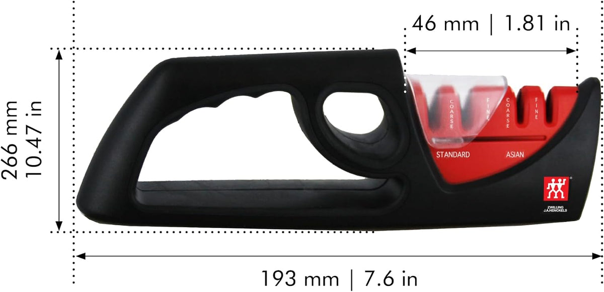 Zwilling 4-Stage Ultra-Sharp Knife Sharpener, Easy to Use Safe No Slip Base