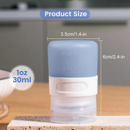 MICEBAY 2 oz Condiment Squeeze Bottles, Leakproof Salad Dressing Container