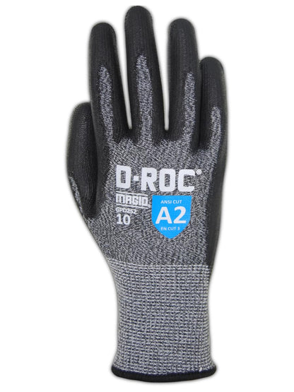MAGID GPD252 A2 Cut Gloves, Polyurethane Palm, 12 Pairs