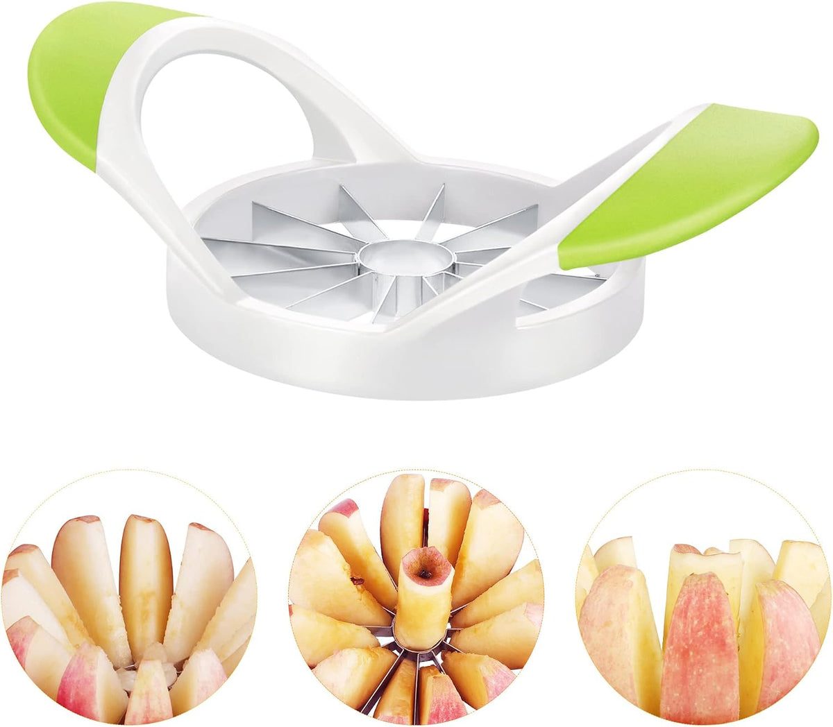 Supercenter Apple Cutter, Apple Corer and Slicer - 4.72 Inch Apple Slicer