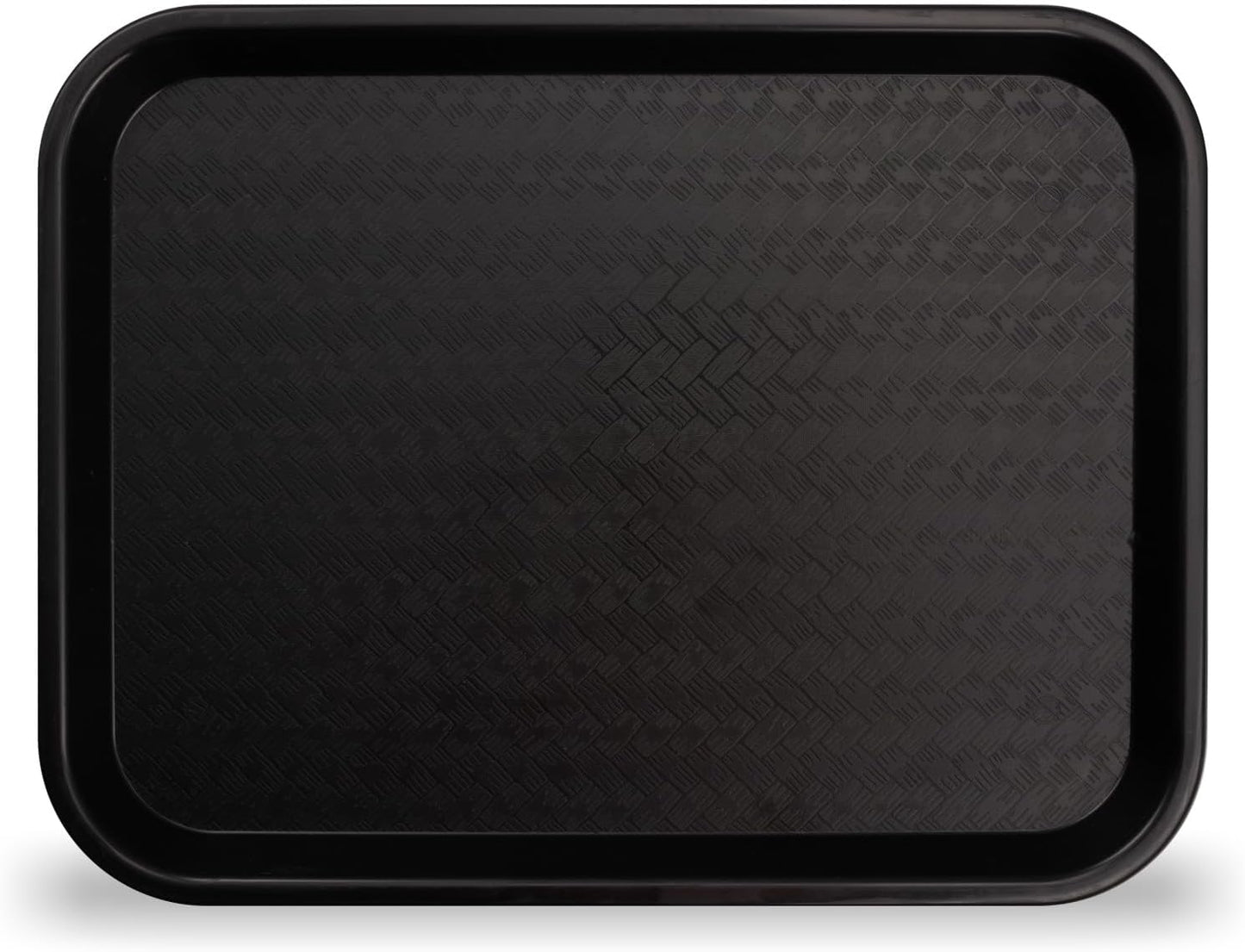 Carlisle FoodService Products Café Cafeteria Tray, Fast Food Tray for Restaurant or Commercial Use, 14" x 18", 1 Count, Black