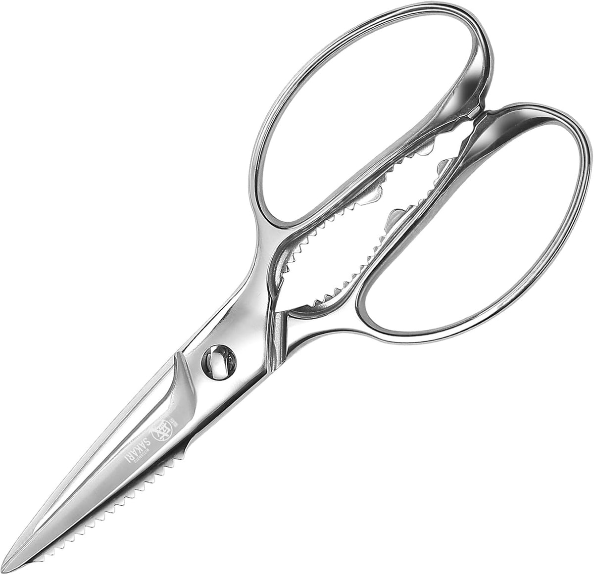 MITSUMOTO SAKARI 8 Inch Kitchen Scissors & Poultry Shears, Removable
