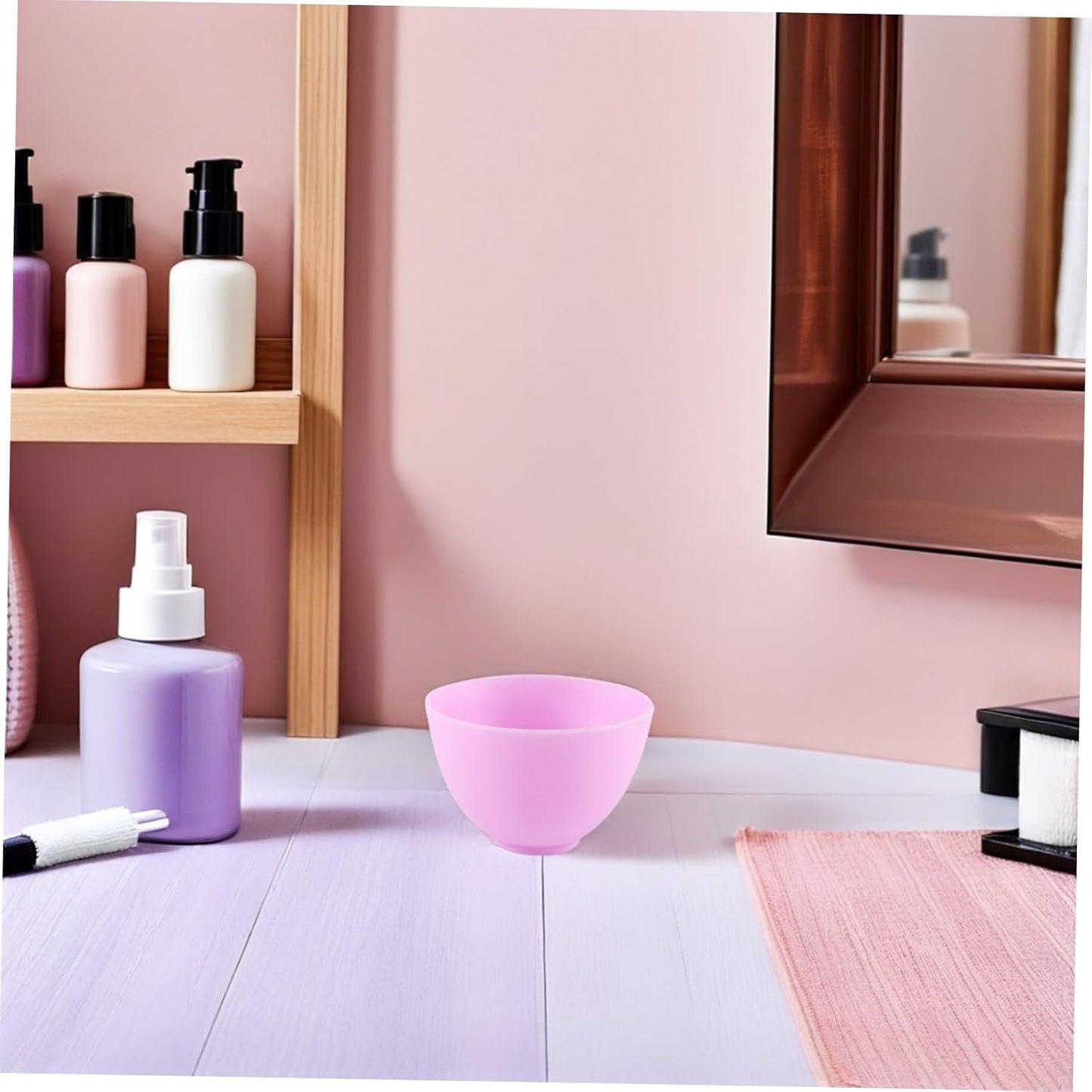 GLEAVI Diy Mask Mixing Bowl Set 3pcs Silicone Mixing Bowls for Face Mask Easy to Clean