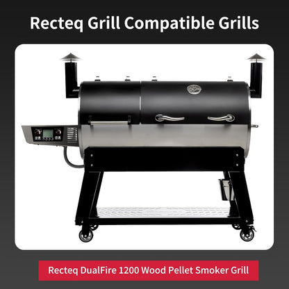 Upgraded Grill Table for Weber Kettle 22"/18"/26", Master Touch 22", Smokey Mountain, Recteq Pellet Grill RT-B380, Prep Station with Cutting Board, Basin, 4 Hooks, Shelf for Weber Kettle Accessories