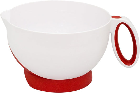 Cuisipro Deluxe Batter Bowl Mixing With Handle And Measurements, Red