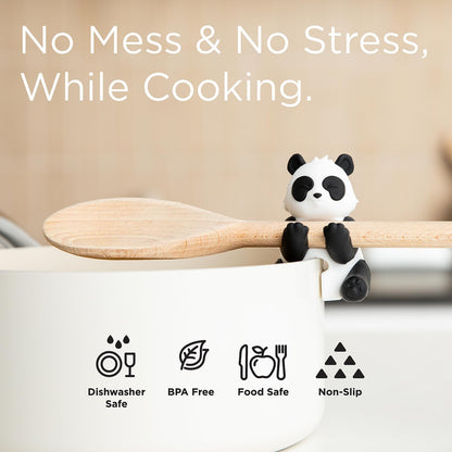 Itera Gray Silicone Cat Spoon Rest Kitchen Gadget