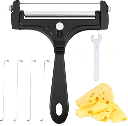 Stainless Steel Wire Cheese Slicer, Handheld Cheese Cutter
