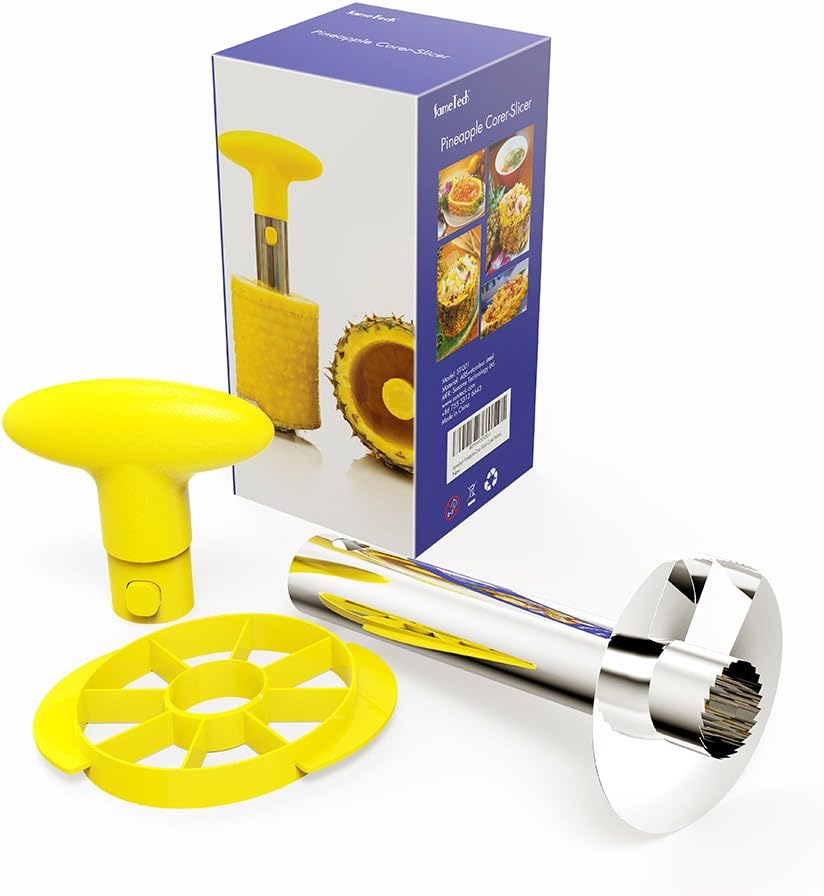 SameTech Easy Kitchen Tool Fruit Pineapple Peeler Corer Slicer Cutter