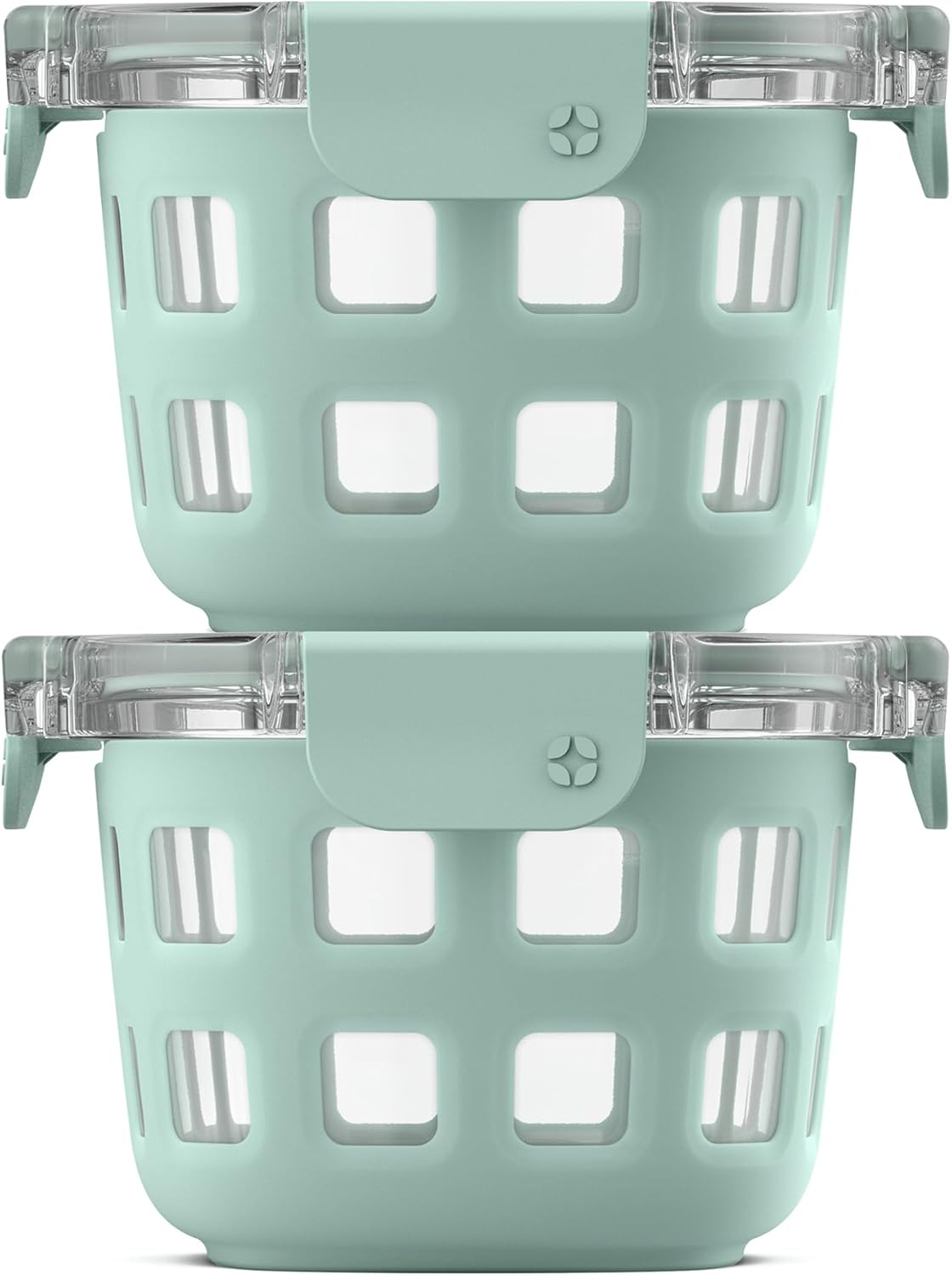 Ello Duraglass Glass Meal Prep Sets Leak-Proof Glass Food Storage Containers with Airtight BPA-Free Plastic Lids, Dishwasher, Microwave, and Freezer Safe