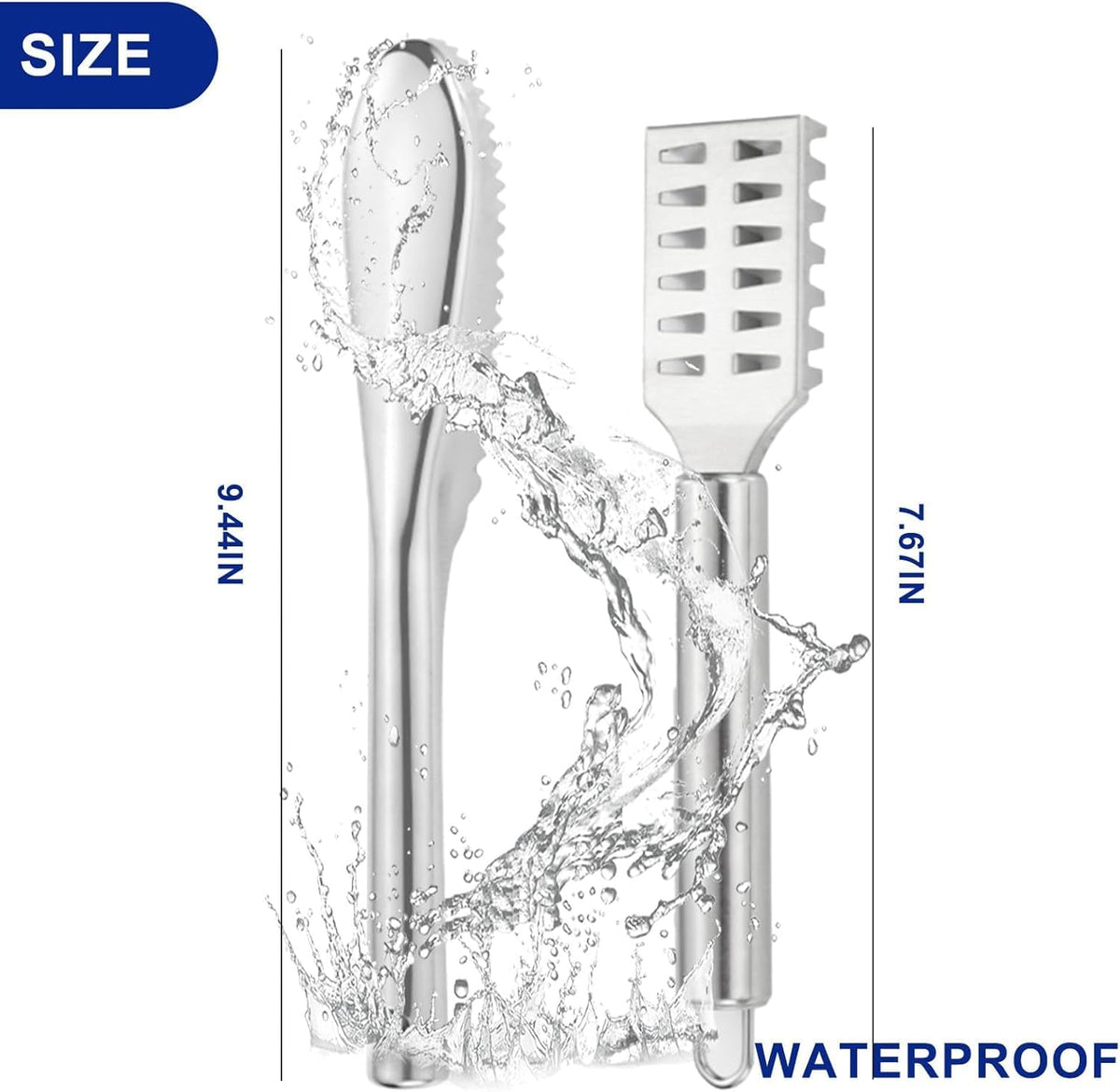 2Pcs Fish Scaler Fish Scale Remover Stainless Steel Portable Quick Skinner