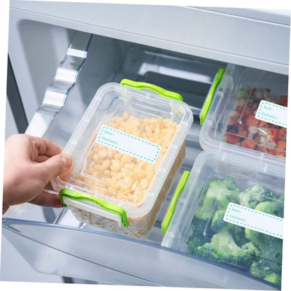 EXCEART 2rolls Food Storage Date Labels Kitchen Stickers for Keeping Removable Adhesive for Freezer and Refrigerator Use for Food Organization