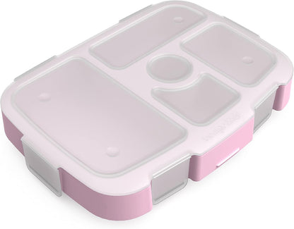 Bentgo® Kids Prints Tray with Transparent Cover - Reusable, BPA-Free, 5-Compartment Meal Prep Container with Built-In Portion Control for Healthy Meals At Home & On the Go (Mermaids in the Sea)